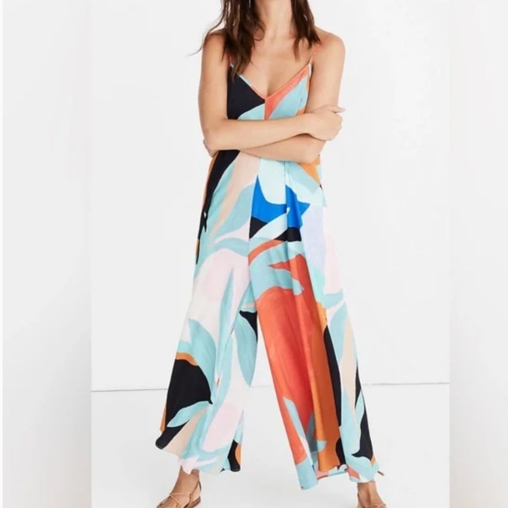 Mara Hoffman Madewell Carly Agave Jumpsuit L